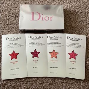 Dior Hydrating Lipstick sample 4 pack & lip brush